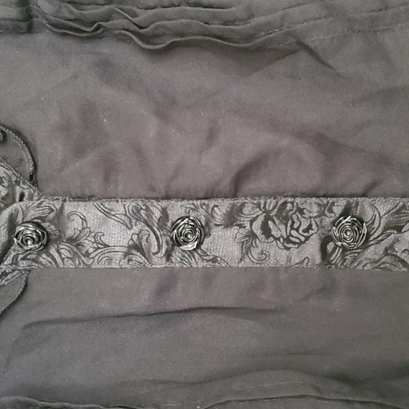 *NWT* Jawbreaker's Victorian Black Keyhole Hi Low Sleeveless Dress - Picture 4 of 16